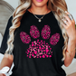 Pink Pet Paw Tee | Pawsitive Vibes Collection | Unisex Pre-Shrunk T-Shirt