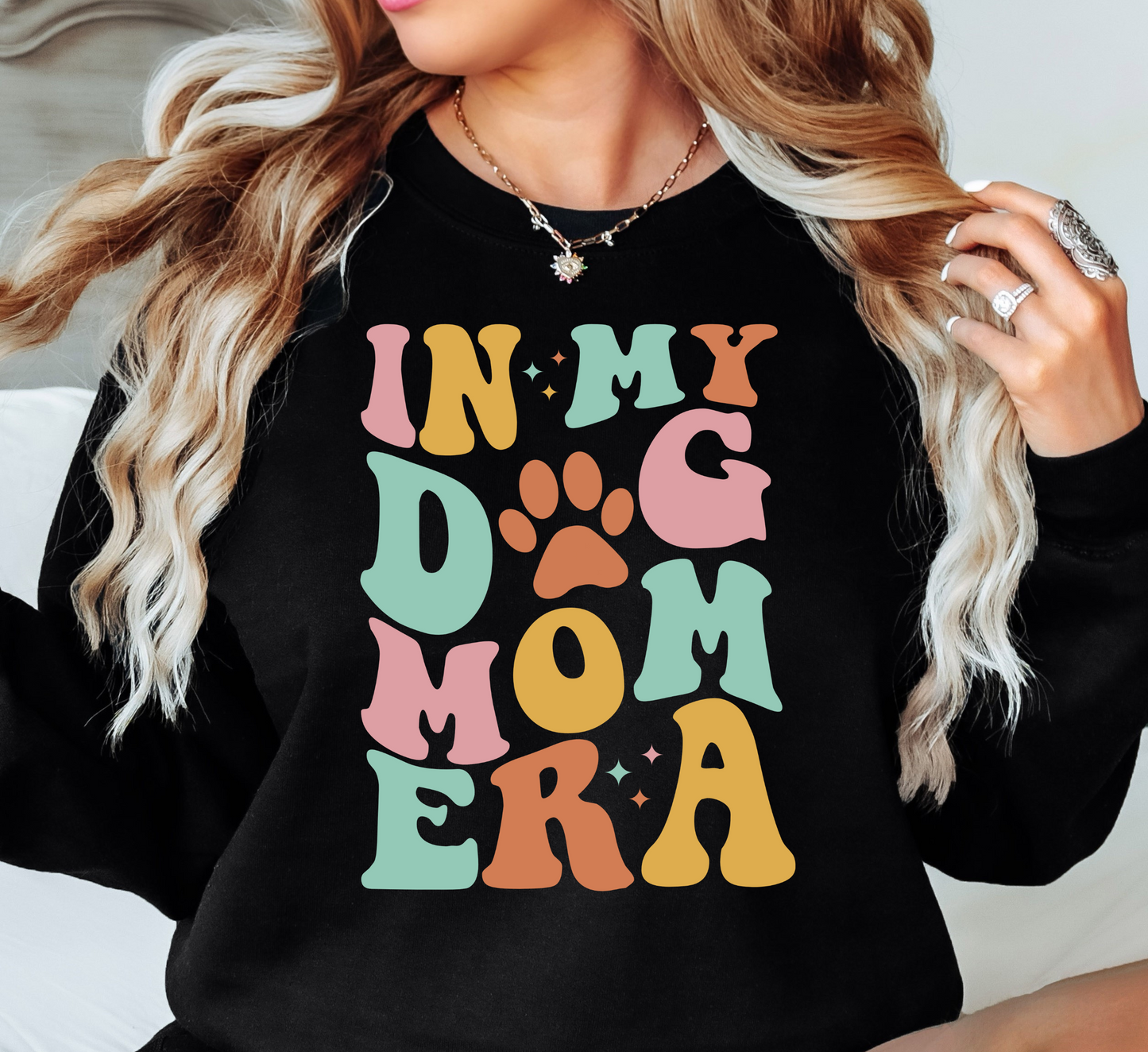 In My Dog Mom Era Sweatshirt | Pawsitive Vibes Collection | Unique Gifts for Family and Friends