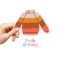 Turtleneck Sweater | Falling For You Clear Vinyl Stickers | Unique Gifts For Family Friends