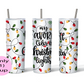 Favorite Color Christmas Lights | 20oz (Skinny) Tumbler | Unique Gifts for Family Friends