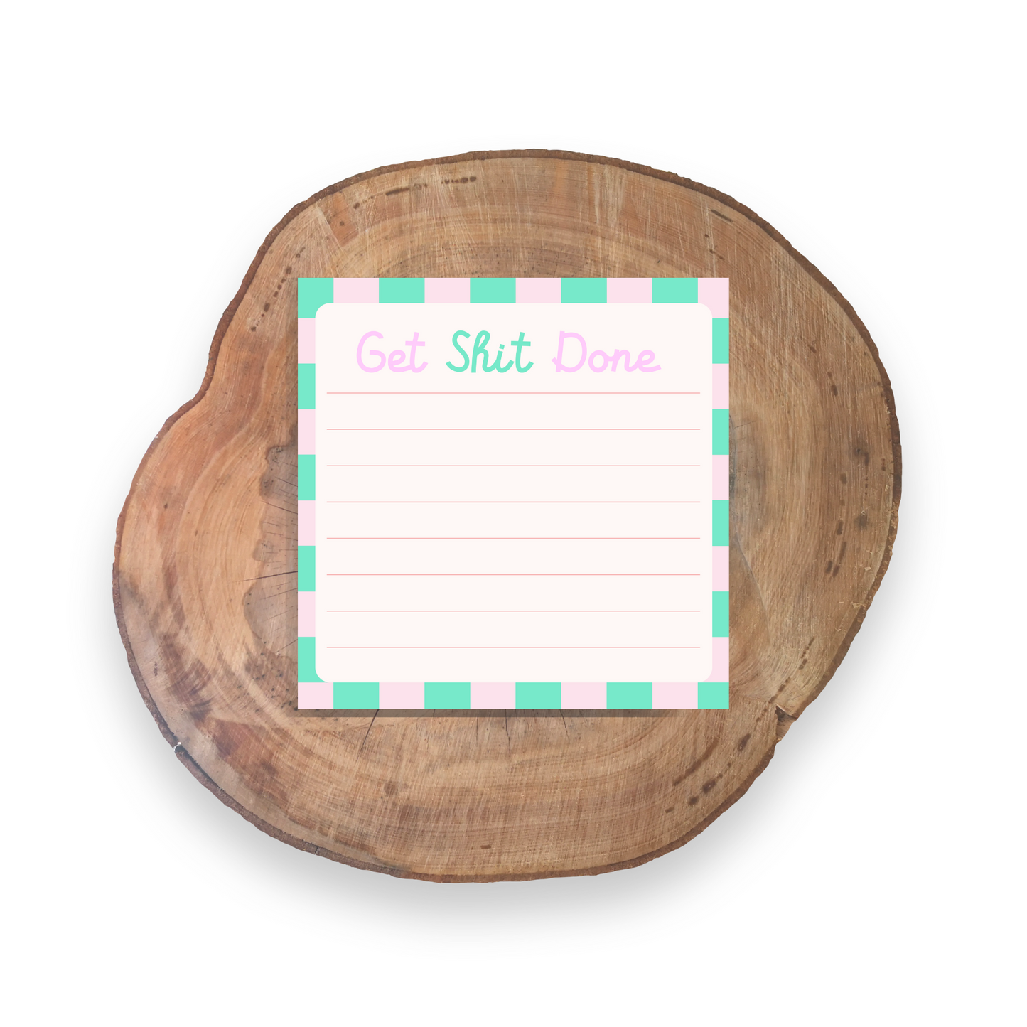 Get S Done | Stationery - 3x3 Sticky Notes | Unique Gifts for Family Friends