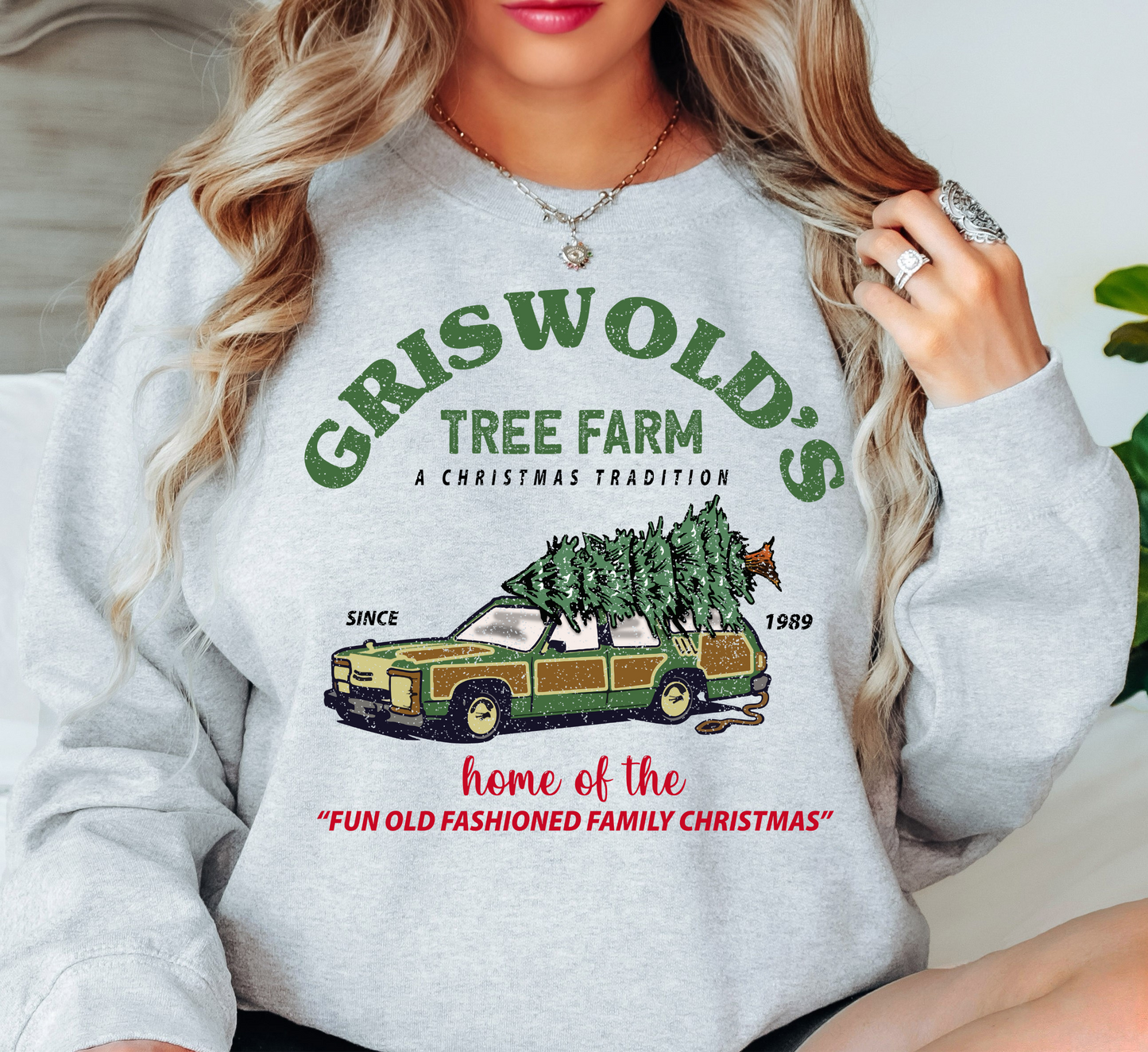 Tree Farm Sweatshirt | Tis The Season Collection | Unique Gifts for Family Friends