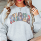 Floral Summer Sweatshirt | Beach Breeze Collection | Unique Gifts for Family Friends