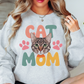 Cat Mom Love Sweatshirt | Pawsitive Vibes Collection | Unique Gifts for Family and Friends