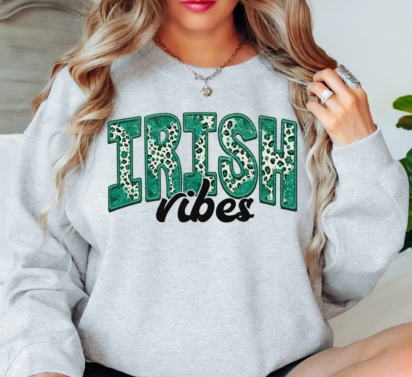 Irish Vibes Sweatshirt | Feeling Lucky Collection | Unique Gifts for Family Friends