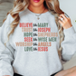 Love Like Jesus Xmas Sweatshirt | Tis The Season Collection | Unique Gifts for Family Friends