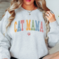 Cat Mama Sweatshirt | Pawsitive Vibes Collection | Unique Gifts for Family and Friends