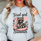 Feral Girl Summer Sweatshirt | Beach Breeze Collection | Unique Gifts for Family Friends