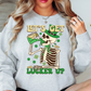 Let's Get Lucker Up Sweatshirt | Feeling Lucky Collection | Unique Gifts for Family Friends