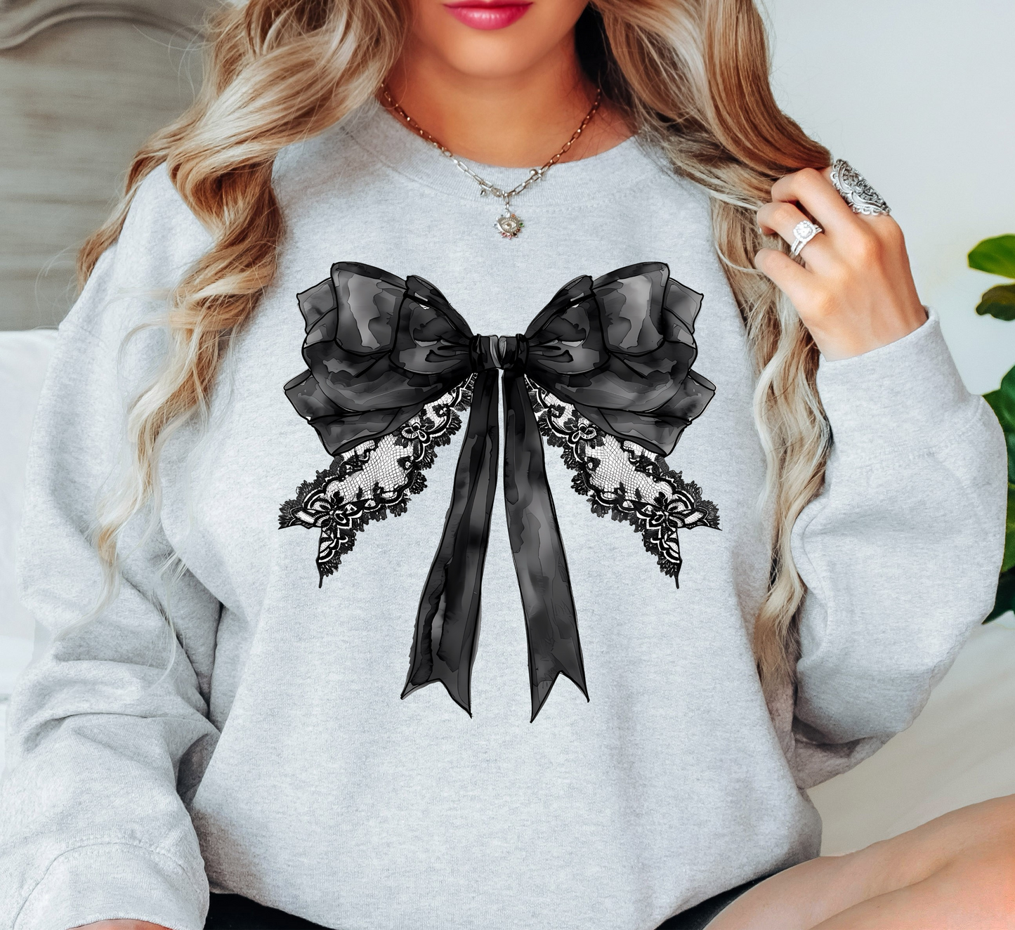Gothic Coquette Sweatshirt | Boo-tiful Vibes Collection | Unique Gifts for Family Friends