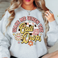 Floral Wake Me When Ball Drops Sweatshirt | New Year Magic Collection | Unique Gifts for Family Friends