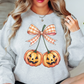 Pumpkin Cherries Sweatshirt | Boo-tiful Vibes Collection | Unique Gifts for Family Friends