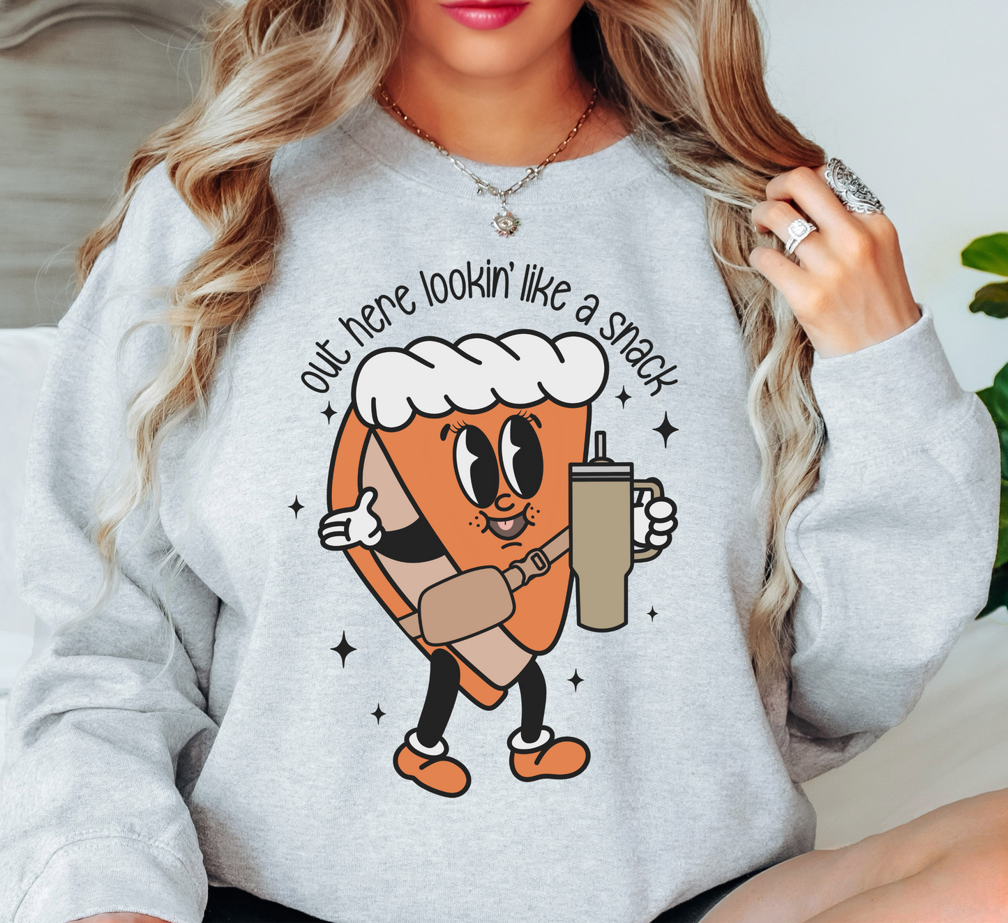 Out Here Lookin Like A Snack Pie Sweatshirt | Harvest Joy Collection | Unique Gifts for Family Friends