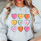 Conversation Candy Hearts Sweatshirt | XoXo Love Collection | Unique Gifts for Family Friends