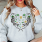 Dancing Skeleton Heart Sweatshirt | Feeling Lucky Collection | Unique Gifts for Family Friends