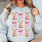 Coquette Bow and Bunnies Sweatshirt | Hoppin' Into Spring Collection | Unique Gifts for Family Friends