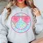 Leopard Beach Smiley Sweatshirt | Beach Breeze Collection | Unique Gifts for Family Friends