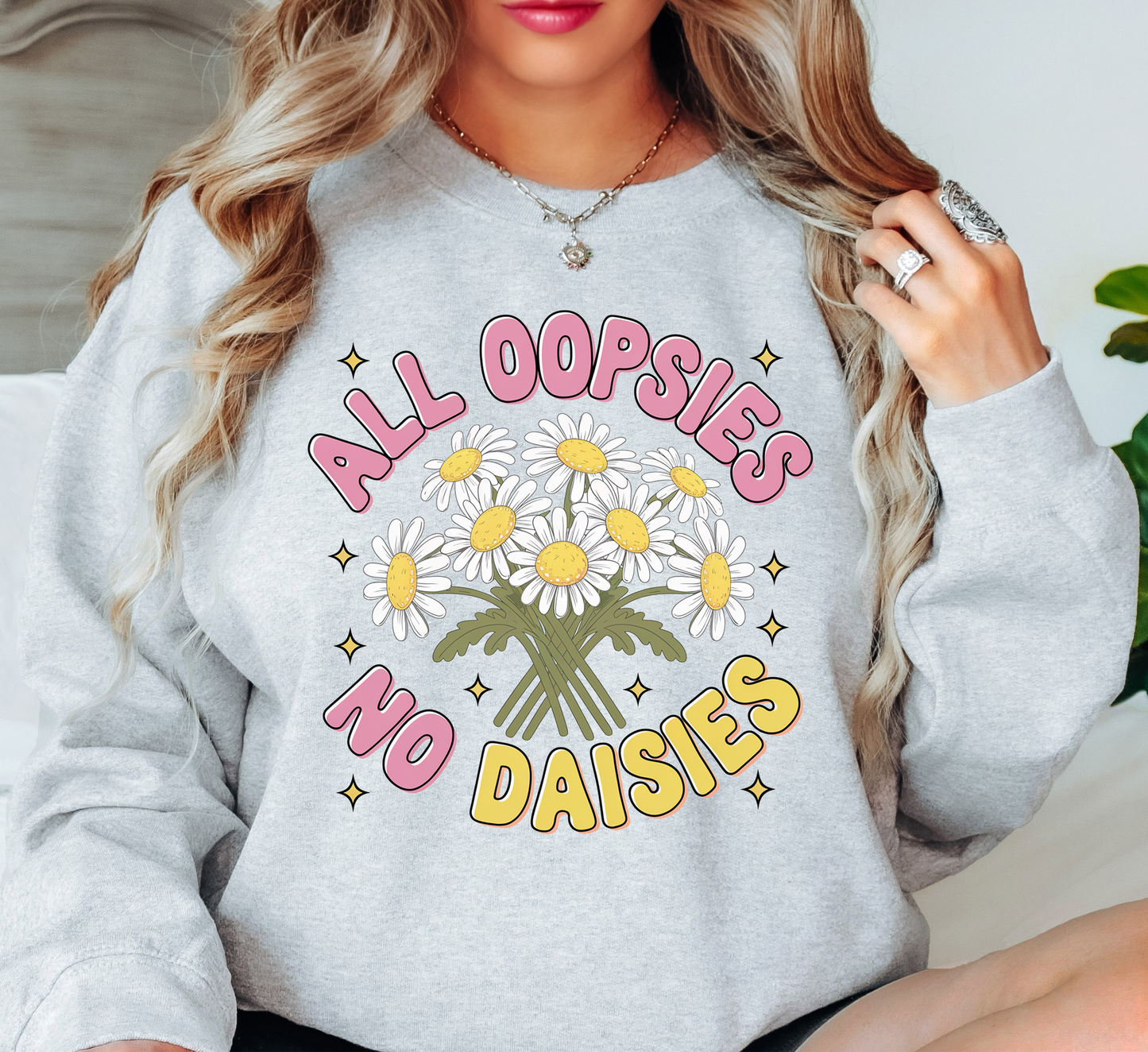 Oops Daisy Sweatshirt | Spring Fling Collection | Unique Gifts for Family Friends