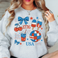 Preppy USA 1776 Sweatshirt | Stars and Stripes Collection | Unique Gifts for Family and Friends