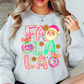 Cutie Fa La La Sweatshirt | Tis The Season Collection | Unique Gifts for Family Friends