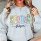 Preppy Spring Season Sweatshirt | Spring Fling Collection | Unique Gifts for Family Friends