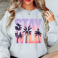 Stay Wild Palm Trees Sweatshirt | Beach Breeze Collection | Unique Gifts for Family Friends