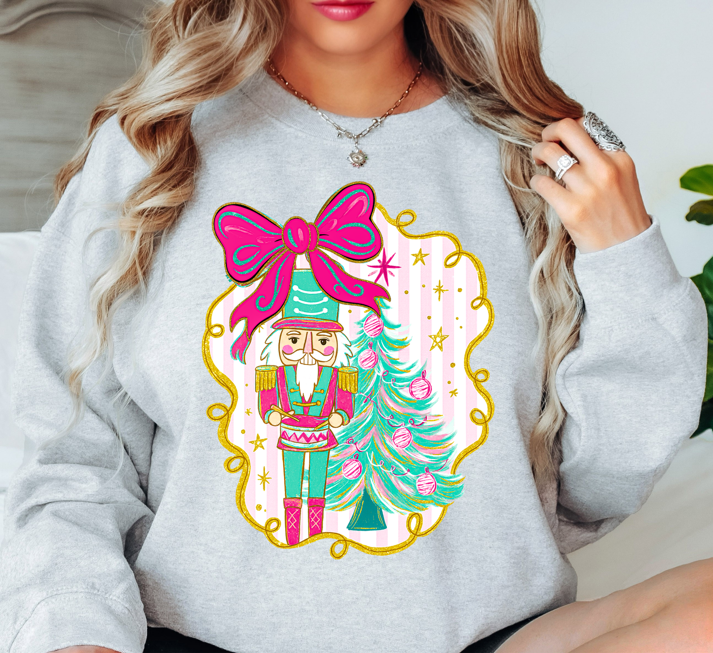 Colorful Nutcracker Sweatshirt | Tis The Season Collection | Unique Gifts for Family Friends