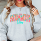 Tropical Summer Vibes Sweatshirt | Beach Breeze Collection | Unique Gifts for Family Friends