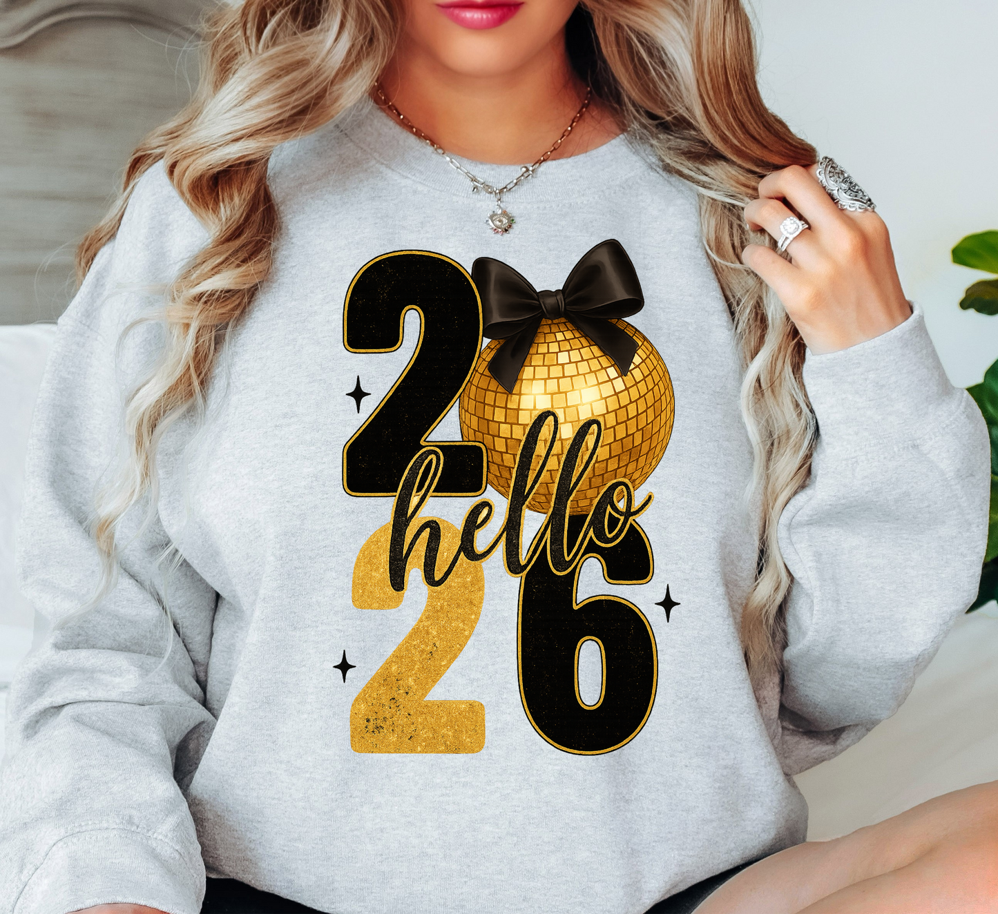 Hello 2026 New Year Sweatshirt | New Year Magic Collection | Unique Gifts for Family Friends
