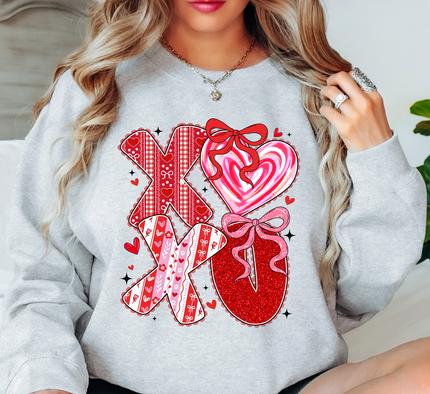 XoXo Preppy Love Sweatshirt | XoXo Love Collection | Unique Gifts for Family Friends