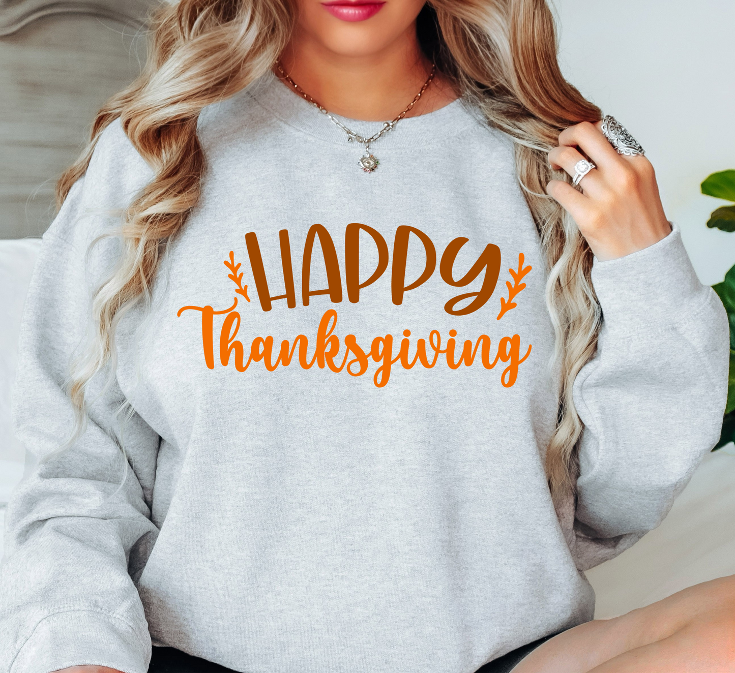 Happy Thanksgiving Sweatshirt | Harvest Joy Collection | Unique Gifts for Family Friends