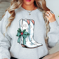 Western Winter Sweatshirt | Frosty Chic Collection | Unique Gifts for Family Friends