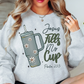 Jesus Fills My Cup Sweatshirt | Walk By Faith Collection | Unique Gifts for Family and Friends