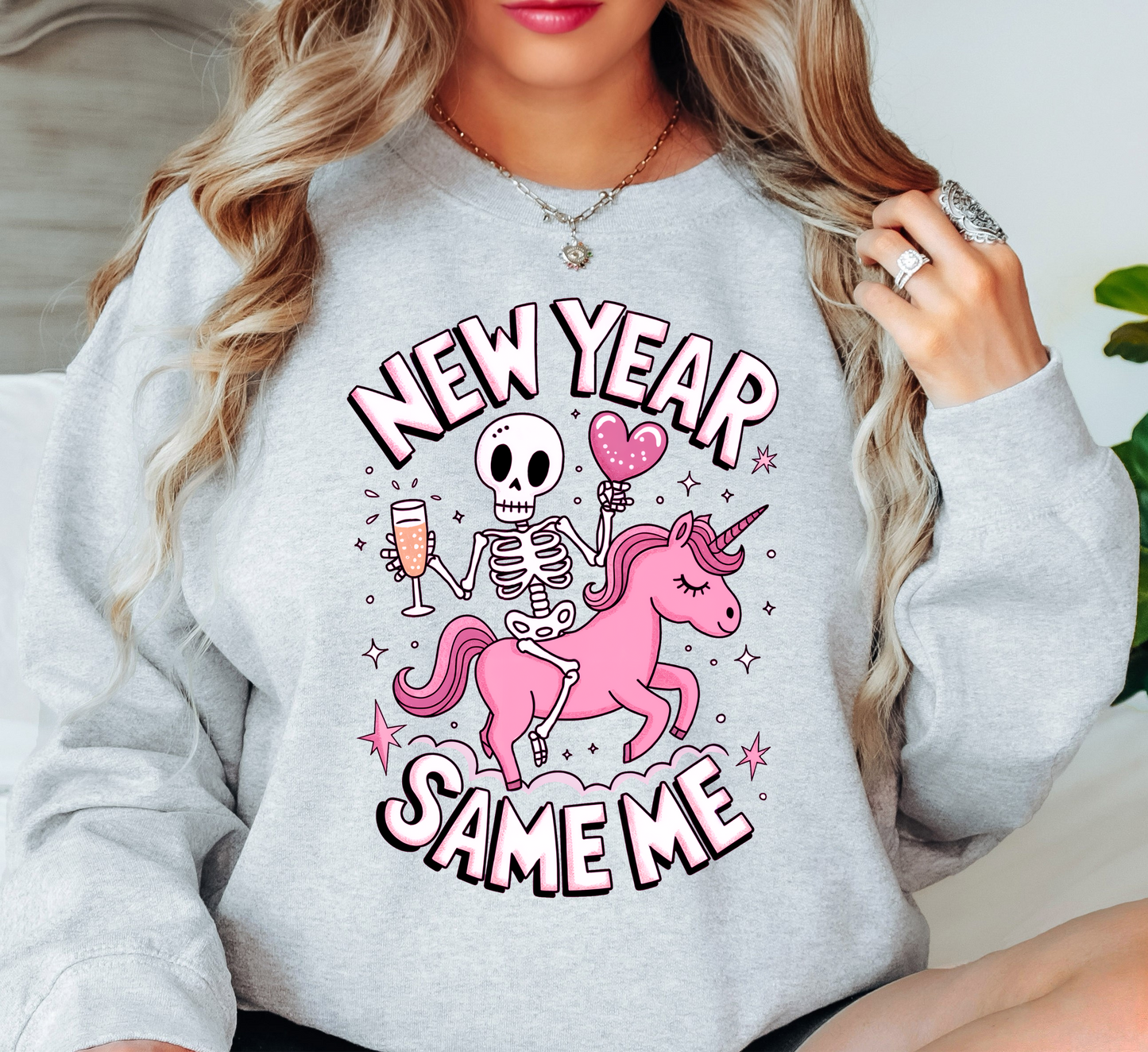New Year Same Me Sweatshirt | New Year Magic Collection | Unique Gifts for Family Friends
