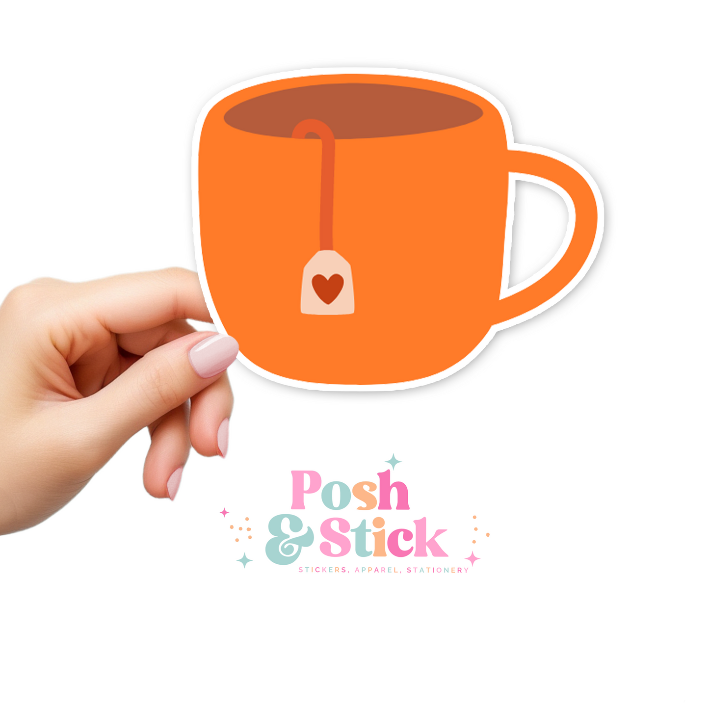 Cup O' Love | Harvest Joy Clear Vinyl Stickers | Unique Gifts For Family Friends