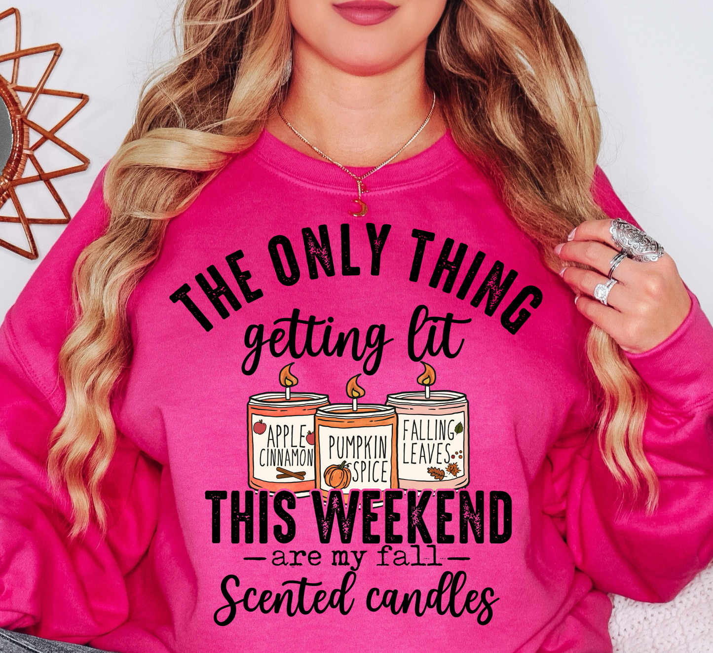 The Only Thing Getting Lit Sweatshirt | Falling For You Collection | Unique Gifts for Family Friends