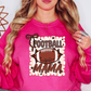 Football Stamp Mama Sweatshirt | Mama Mode Activated Collection | Unique Gifts for Family Friends