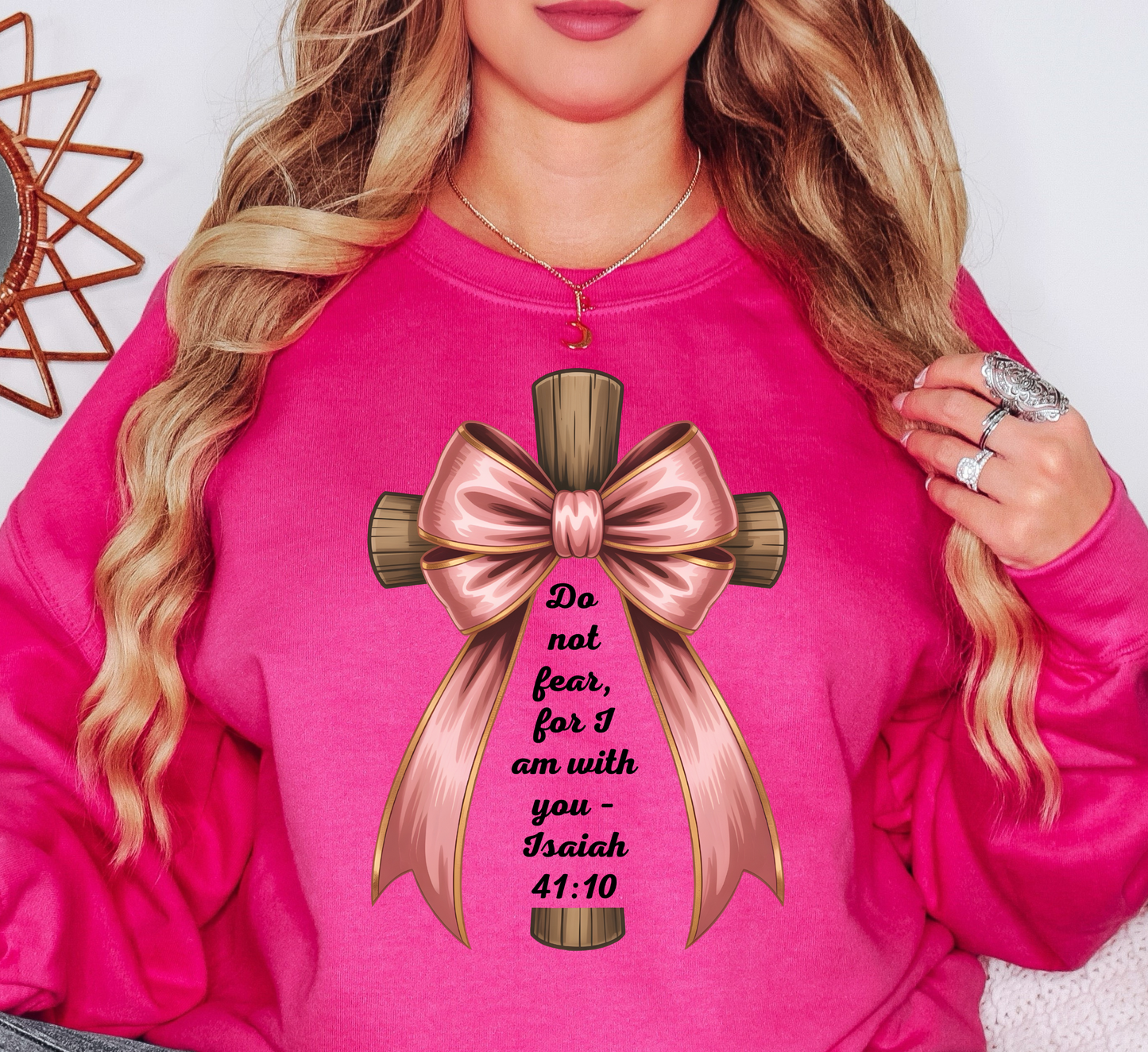 Do Not Fear (Isaiah 41:10) Sweatshirt | Walk By Faith Collection | Unique Gifts for Family and Friends