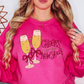 Champagne Cheers To New Year Sweatshirt | New Year Magic Collection | Unique Gifts for Family Friends