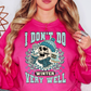 Don't Do Winter Well Sweatshirt | Frosty Chic Collection | Unique Gifts for Family Friends