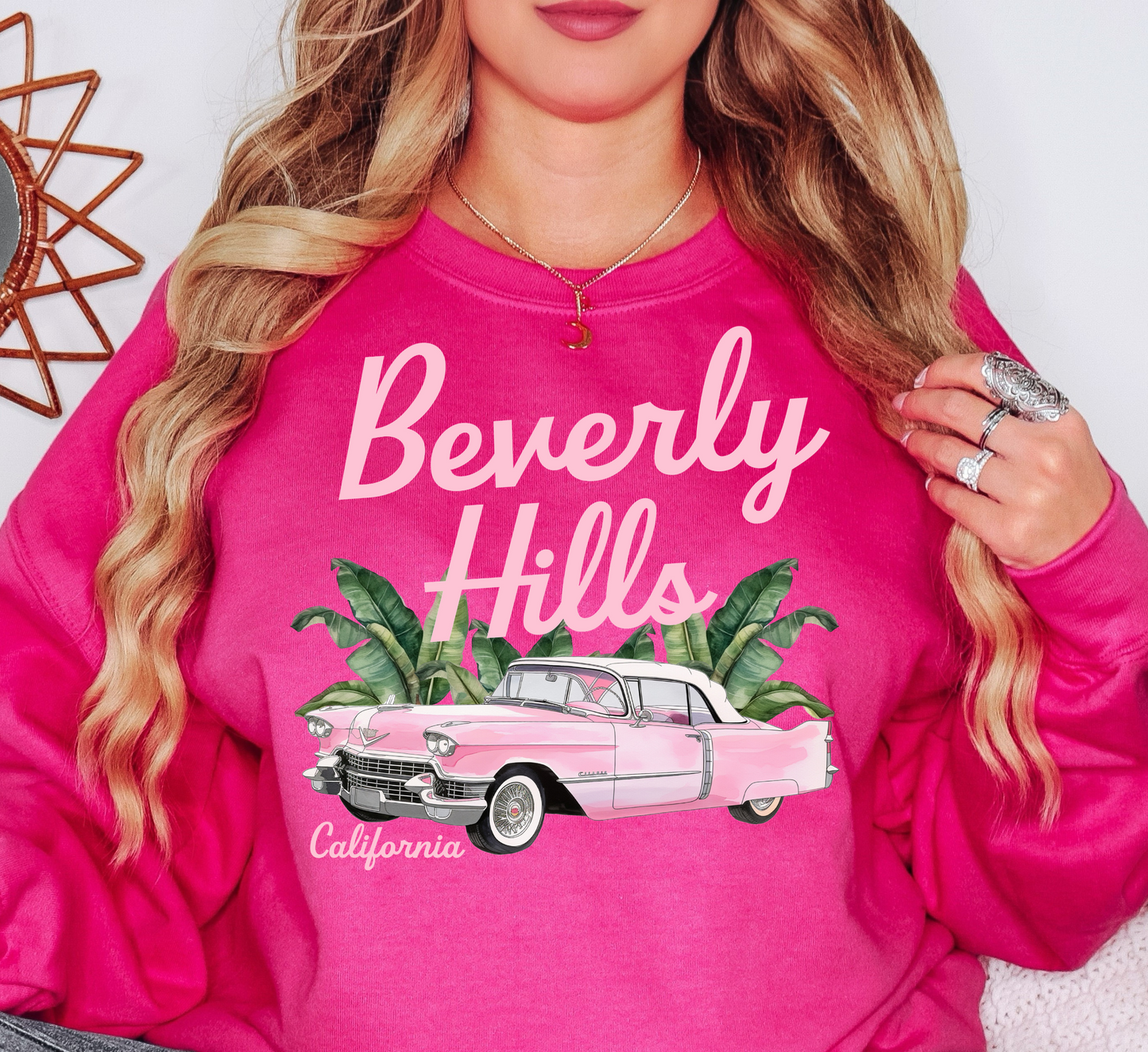 Beverly Hills Sweatshirt | Groovy Vibes Collection | Unique Gifts for Family and Friends