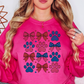 USA Paw Prints Sweatshirt | Pawsitive Vibes Collection | Unique Gifts for Family and Friends