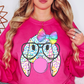 Nerdy Bunny Sweatshirt | Hoppin' Into Spring Collection | Unique Gifts for Family Friends