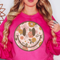 Distressed Floral Smiley Sweatshirt | Spring Fling Collection | Unique Gifts for Family Friends