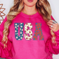 Floral USA Sweatshirt | Stars and Stripes Collection | Unique Gifts for Family and Friends