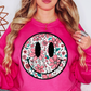 Floral Spring Smiley Face Sweatshirt | Spring Fling Collection | Unique Gifts for Family Friends