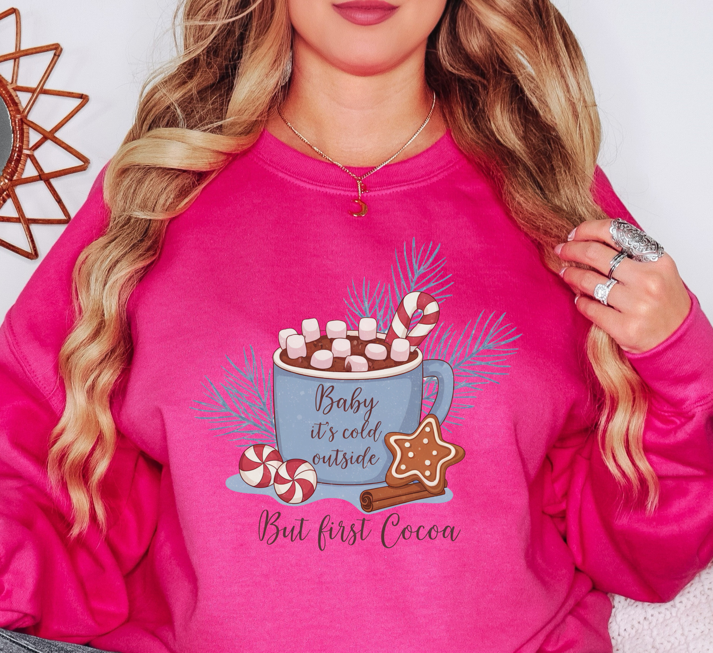 Baby Its Cold Outside Sweatshirt | Frosty Chic Collection | Unique Gifts for Family Friends