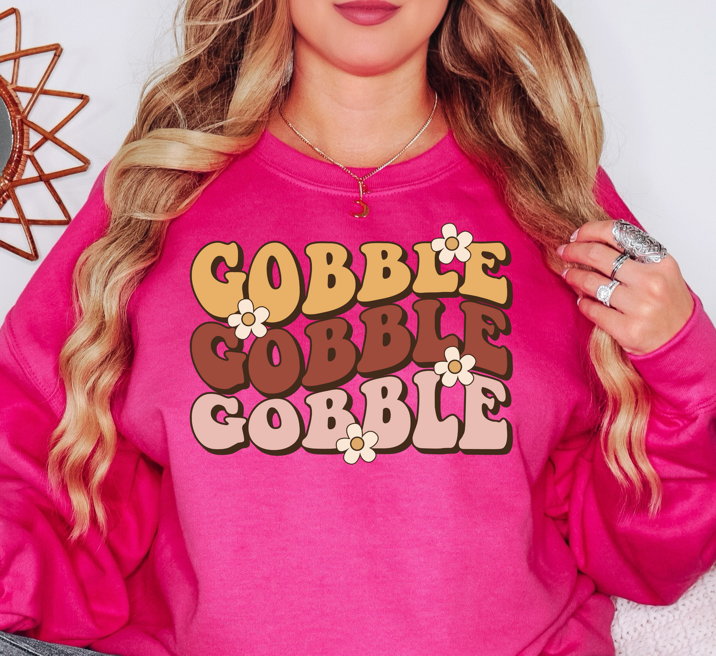 Gobble Gobble Sweatshirt | Harvest Joy Collection | Unique Gifts for Family Friends