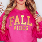 Fall Vibes Sweatshirt | Falling For You Collection | Unique Gifts for Family Friends