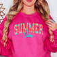 Tropical Summer Vibes Sweatshirt | Beach Breeze Collection | Unique Gifts for Family Friends